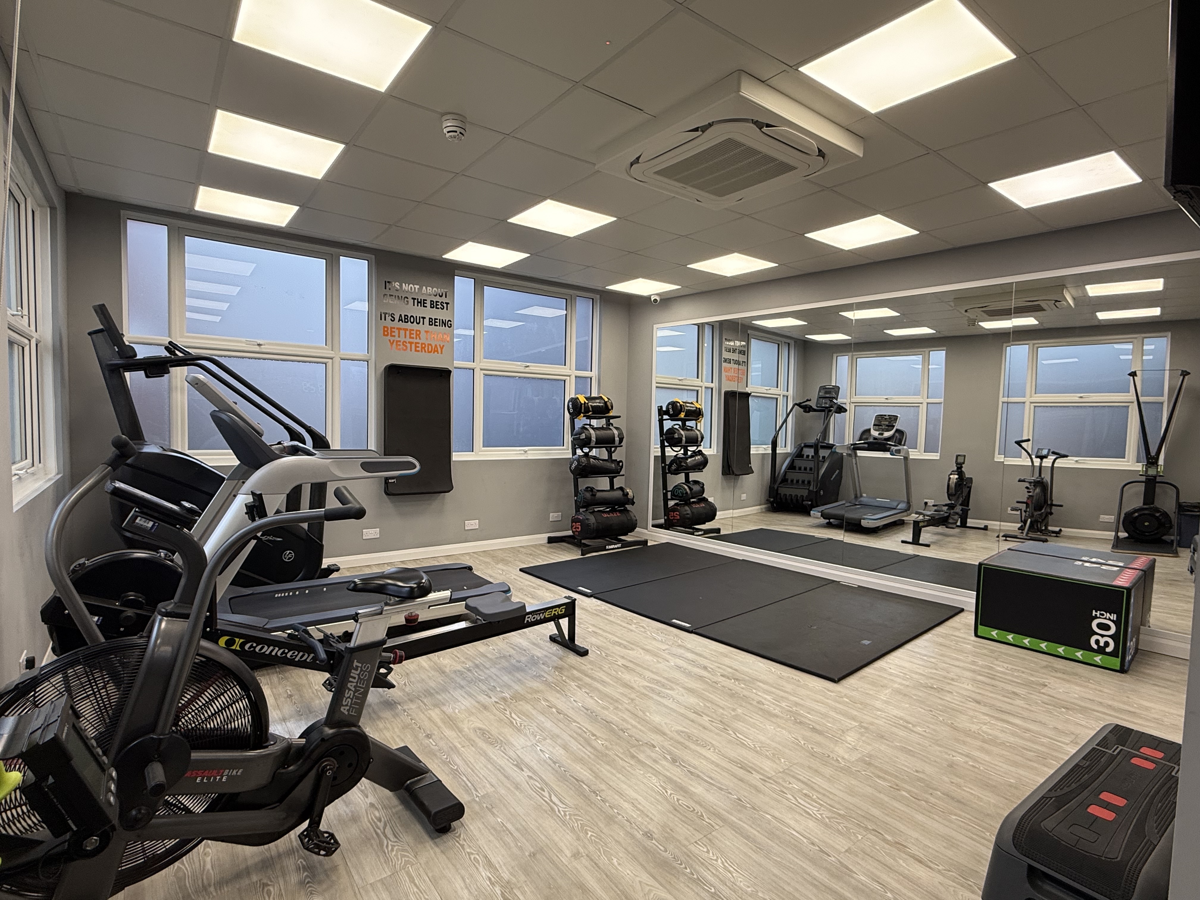 Gym space at Aspire In Arts